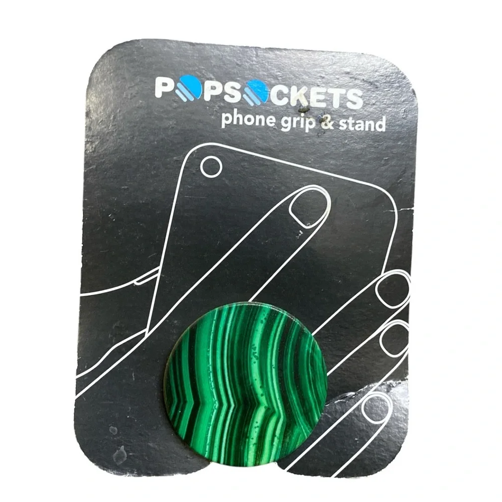 PopSocket Green Malachite Pattern Phone Grip & Stand